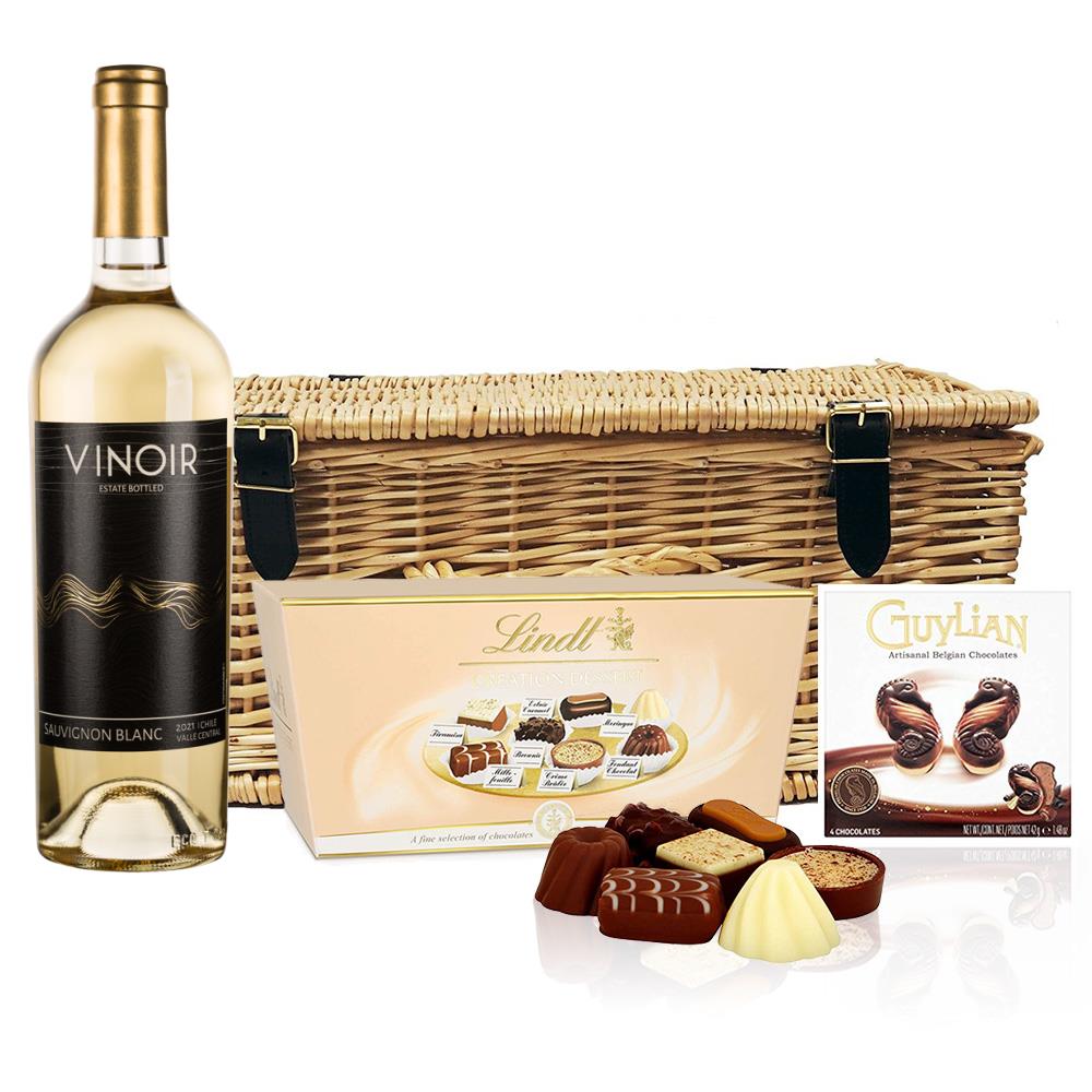 Vinoir Sauvignon Blanc And Chocolates Hamper